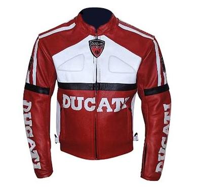 Leather Racing Jacket - Jacket