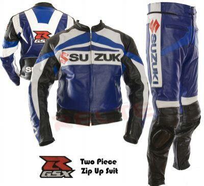 SUZUKI Brand GSXR Motorbike Leather Jacket and Trouser