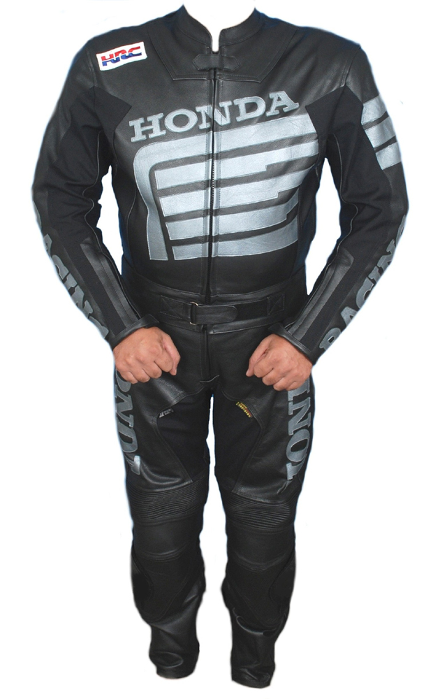 Honda biker racing leather suit