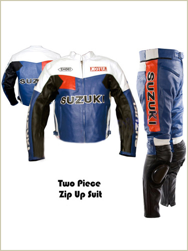 Motul Suzuki Racing Motorbike Leather Suit